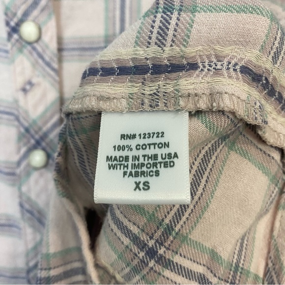 Xirena Jensen Plaid Flannel Snap Button Shirt - Picture 12 of 13